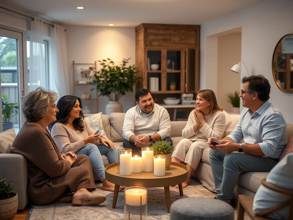 Modern minimal gathering with clean lines