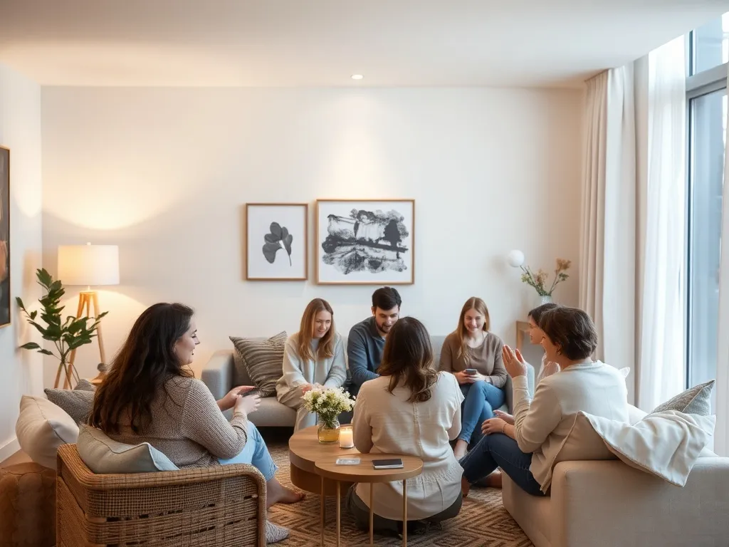 Dining table with candles and flowers