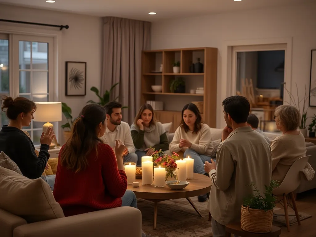 Warm interior styling detail